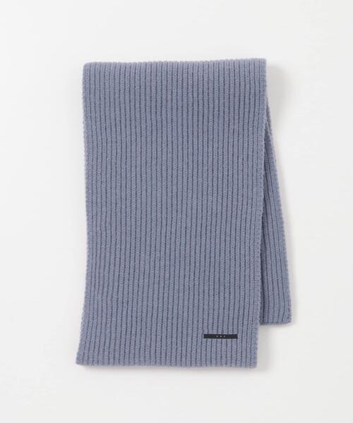 KBF（ケイビーエフ）の「リブニットマフラー（マフラー・レディース・ブラウン/アイボリー/ライトブルー・ONE）」の15枚目の写真