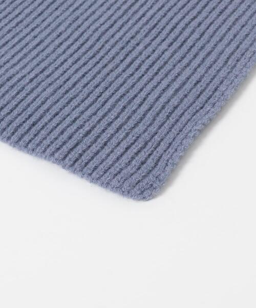 KBF（ケイビーエフ）の「リブニットマフラー（マフラー・レディース・ブラウン/アイボリー/ライトブルー・ONE）」の16枚目の写真