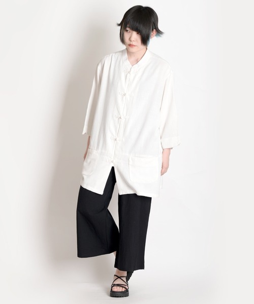 MARAI（マーライ）の「ワイドパンツ（その他パンツ・レディース・アイボリー/ブラック/カーキ/サックスブルー/グレー/ブルー/ホワイト/ピンク/ブラウン/レッド/イエロー/ネイビー・FREE）」の18枚目の写真