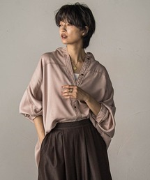 MAYSON GREY（メイソングレイ）の「カラーデニムドルマンシャツ≪洗濯機で洗える≫（シャツ/ブラウス・レディース）」