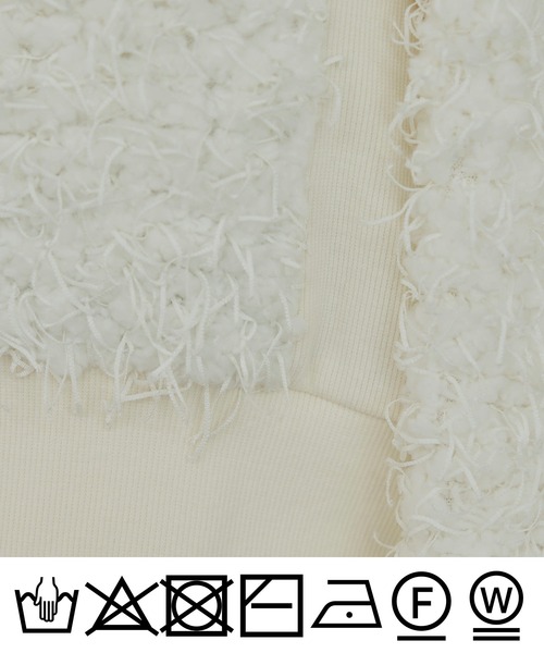 PICCIN(ピッチン)の「モケモケプルオーバー(Tシャツ/カットソー・レディース・チャコールグレー/オフホワイト・M)」の13枚目の写真