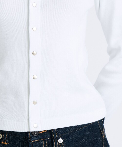 EDITION（エディション）の「コットンモダールフライス カーディガン