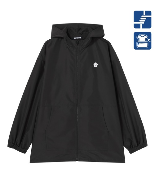 マリークワント　希少品　完売品　新品ネイビーバイカラーブルゾン　匿名配送 MARY QUANT（マリークワント）の「バイカラーロゴハーフジップ