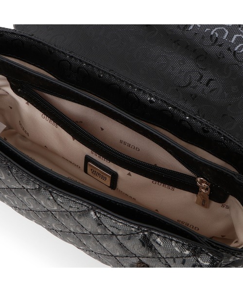 Guess(ゲス)の「IDRA Top Handle Flap ショルダーバッグ (ショルダーバッグ・レディース・ブラック・ONE SIZE)」の6枚目の写真