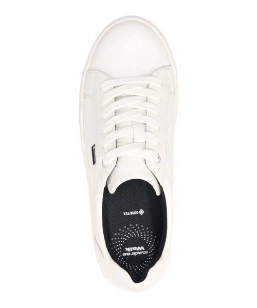 madras Walk(マドラスウォーク)の「【GORE-TEX】マドラスウォーク madras Walk 足馴染みの良い革にグレードアップ 旅行に最適 コートレザースニーカー MWL1022(スニーカー・レディース・ブラック/ホワイト・22.5cm/23cm/23.5cm/24cm/24.5cm)」の11枚目の写真