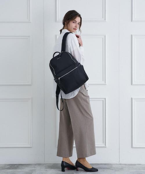 DRESSTERIOR（ドレステリア）の「【再入荷/荷重軽減】サスペンションマルチポケットリュック（バックパック/リュック・レディース・ブラック・00）」の11枚目の写真