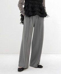 back brush 2tuck trousers(裏起毛2タックパンツ)
