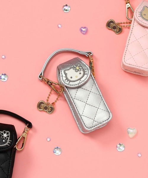 ローリーズファーム ハローキティ キルティングリップポーチキー