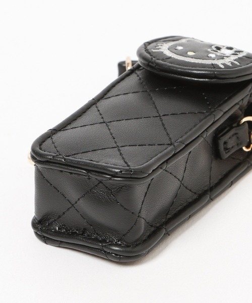 GLOBAL WORK（グローバルワーク）の「HELLO KITTY/キルトLIPケース/595362（その他小物・レディース・シルバー系その他2/ブラック/ライトピンク・FREE）」の4枚目の写真