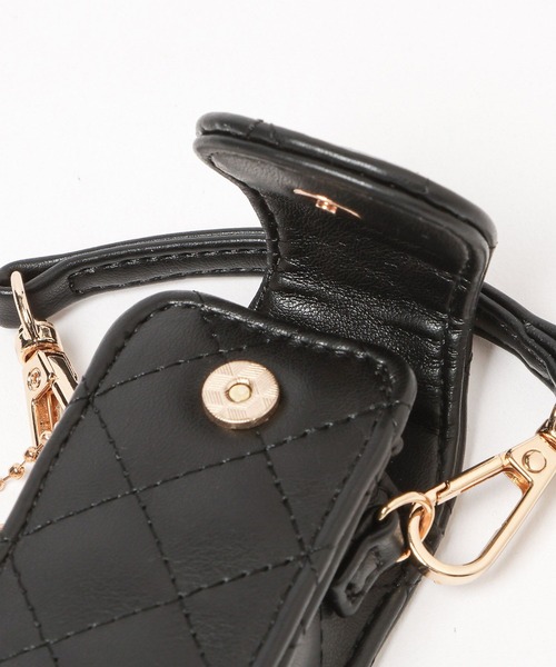 GLOBAL WORK（グローバルワーク）の「HELLO KITTY/キルトLIPケース/595362（その他小物・レディース・シルバー系その他2/ブラック/ライトピンク・FREE）」の5枚目の写真