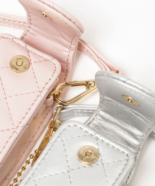 GLOBAL WORK（グローバルワーク）の「HELLO KITTY/キルトLIPケース/595362（その他小物・レディース・シルバー系その他2/ブラック/ライトピンク・FREE）」の7枚目の写真