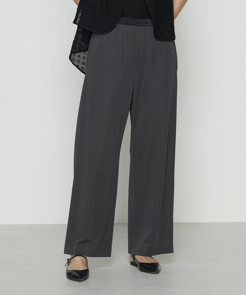 Gabardine K.T(ギャバジンケーティー)の「ハイテンションポンチ ワイドパンツ(その他パンツ・レディース・ブラック/カーキ/グレー・9号/11号/7号)」の3枚目の写真