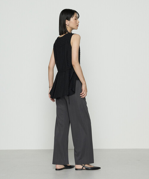 Gabardine K.T（ギャバジンケーティー）の「ハイテンションポンチ ワイドパンツ（その他パンツ・レディース・ブラック/カーキ・9号/11号）」の22枚目の写真