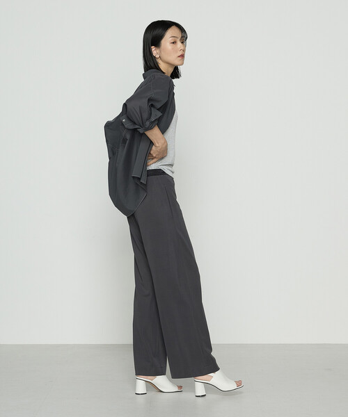 Gabardine K.T(ギャバジンケーティー)の「ハイテンションポンチ ワイドパンツ(その他パンツ・レディース・ブラック/カーキ/グレー・9号/11号/7号)」の8枚目の写真