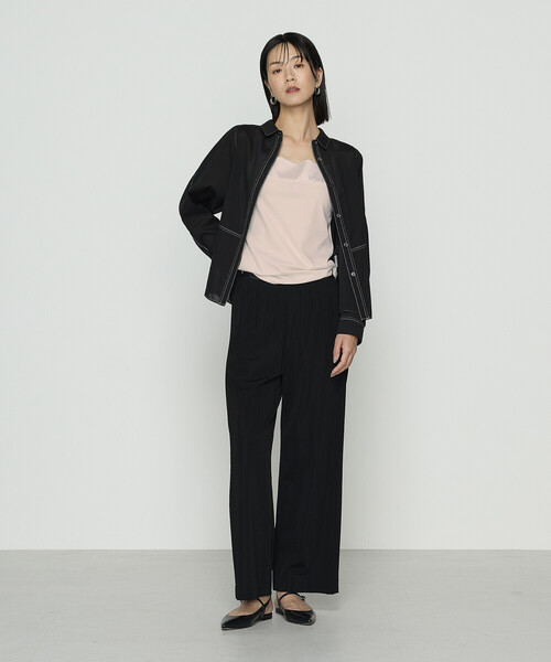 Gabardine K.T(ギャバジンケーティー)の「ハイテンションポンチ ワイドパンツ(その他パンツ・レディース・ブラック/カーキ/グレー・9号/11号/7号)」の12枚目の写真