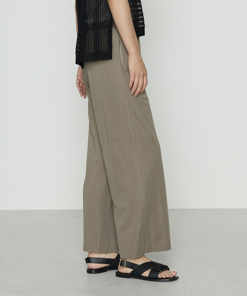 Gabardine K.T（ギャバジンケーティー）の「ハイテンションポンチ ワイドパンツ（その他パンツ・レディース・ブラック/カーキ・9号/11号）」の9枚目の写真