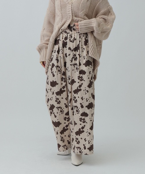 LEPSIM（レプシィム）の「アソート柄パンツAW　600230（その他パンツ・レディース・チャコールグレー/アイボリー・FREE）」の11枚目の写真