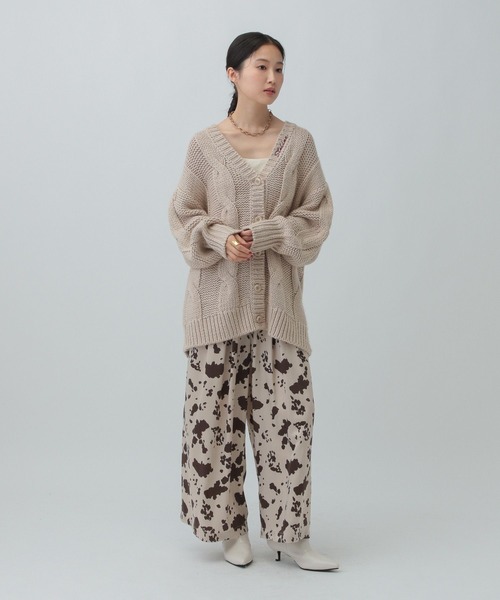 LEPSIM（レプシィム）の「アソート柄パンツAW　600230（その他パンツ・レディース・チャコールグレー/アイボリー・FREE）」の14枚目の写真