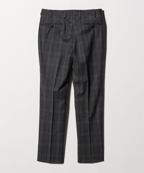 green label relaxing（グリーンレーベルリラクシング）の「GLR CLOTH フラノ柄 アジャスター スラックス -ストレッチ-（スラックス・メンズ・ダークグレー/ダークブラウン・XL/S/M/L）」の10枚目の写真