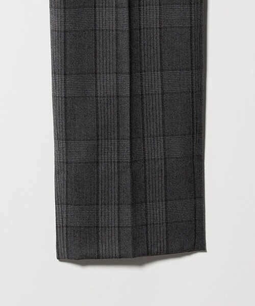 green label relaxing（グリーンレーベルリラクシング）の「GLR CLOTH フラノ柄 アジャスター スラックス -ストレッチ-（スラックス・メンズ・ダークグレー/ダークブラウン・XL/S/M/L）」の15枚目の写真