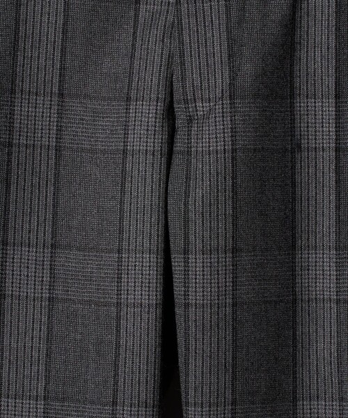 green label relaxing（グリーンレーベルリラクシング）の「GLR CLOTH フラノ柄 アジャスター スラックス -ストレッチ-（スラックス・メンズ・ダークグレー/ダークブラウン・XL/S/M/L）」の16枚目の写真