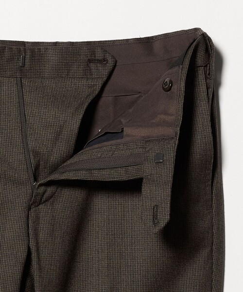 green label relaxing（グリーンレーベルリラクシング）の「GLR CLOTH フラノ柄 アジャスター スラックス -ストレッチ-（スラックス・メンズ・ダークグレー/ダークブラウン・XL/S/M/L）」の20枚目の写真