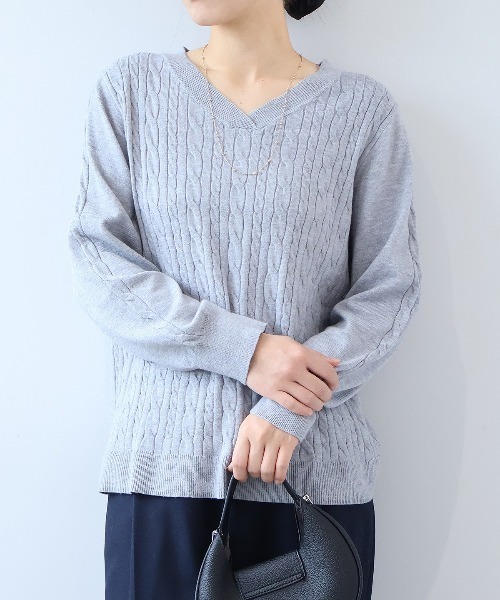 Hi! ONLINE STORE｜ハイオンラインストアのニット/セーター（グレー