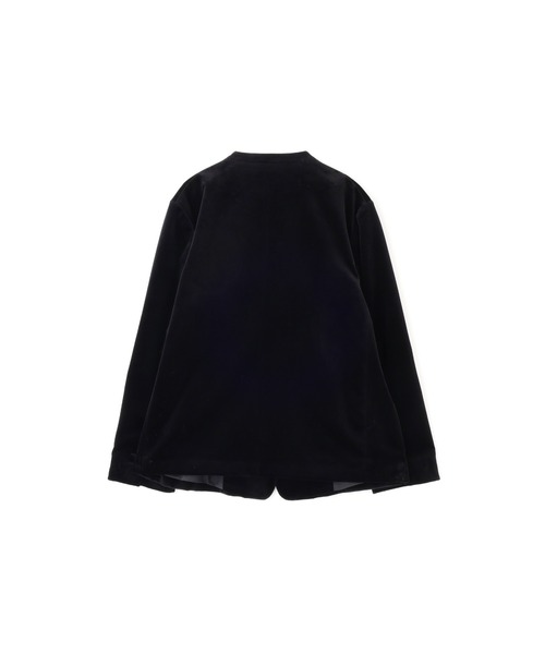 MARGARET HOWELL(マーガレットハウエル)の「RICH COTTON VELVET JACKET(テーラードジャケット・レディース・ブラック・1/2)」の5枚目の写真