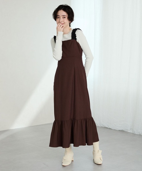 ORiental TRaffic（オリエンタルトラフィック）の「パール リボン ニット ブーツ /56405（ブーツ・レディース・ベージュ/グレー・LL/L/M/S）」の16枚目の写真