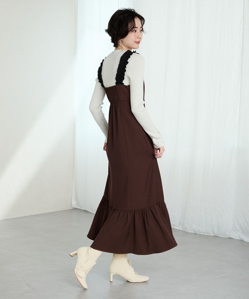 ORiental TRaffic（オリエンタルトラフィック）の「パール リボン ニット ブーツ /56405（ブーツ・レディース・ベージュ/グレー・LL/L/M/S）」の17枚目の写真