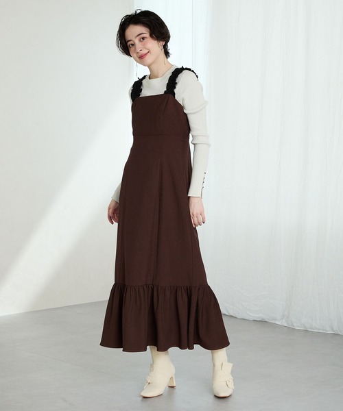 ORiental TRaffic（オリエンタルトラフィック）の「パール リボン ニット ブーツ /56405（ブーツ・レディース・ベージュ/グレー・LL/L/M/S）」の19枚目の写真