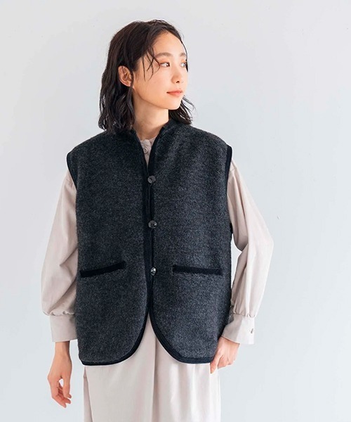シープパイルジャージーベスト