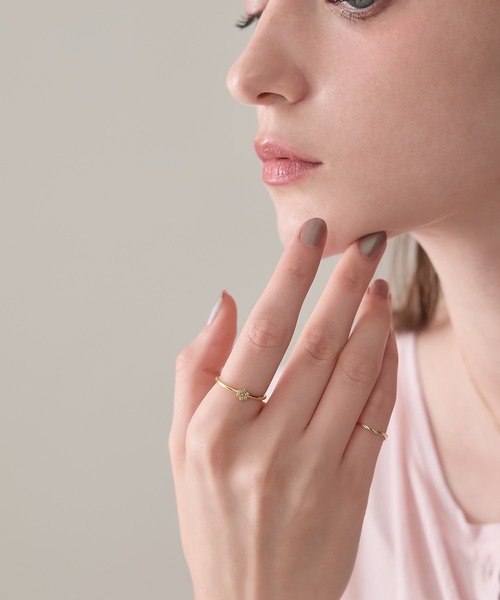 セール】ゴールドダイヤモンドリング（0.03ct）（リング）｜NOJESS