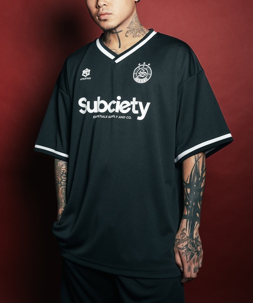 SBCY Sport（エスビーシーワイスポーツ）の「Game shirt-S.F.C-（Tシャツ/カットソー・メンズ・ホワイト/ブラック・X-LARGE/LARGE/MEDIUM）」の2枚目の写真