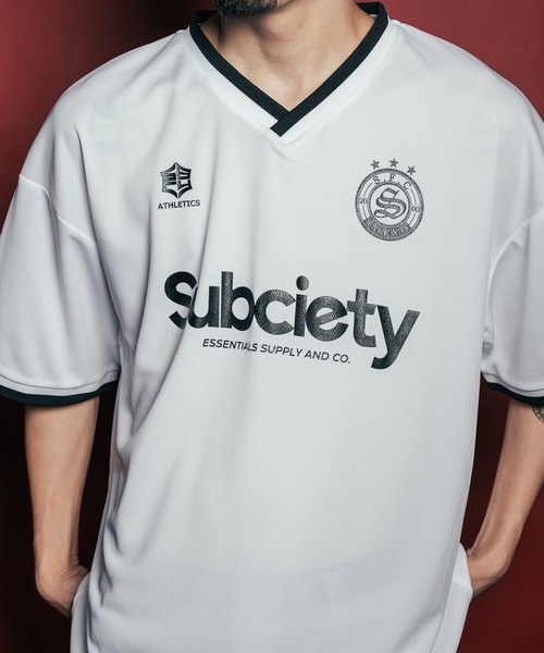 SBCY Sport（エスビーシーワイスポーツ）の「Game shirt-S.F.C-（Tシャツ/カットソー・メンズ・ホワイト/ブラック・X-LARGE/LARGE/MEDIUM）」の5枚目の写真