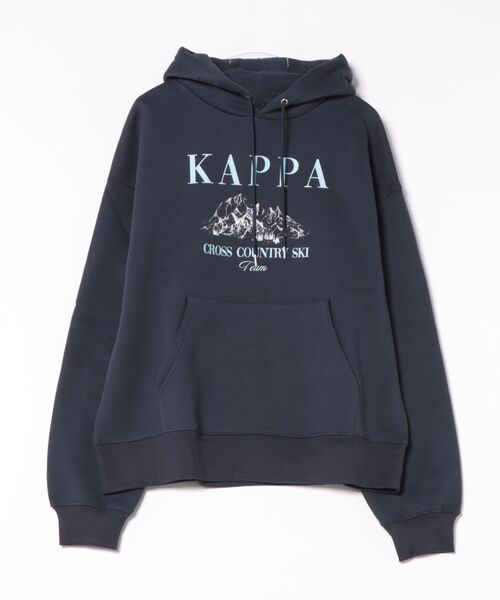 Kappa(カッパ)の「≪Kappa×and ST ウェルネスクラブ≫Ski Teamデザインパーカー (ユニセックス)(スウェット・レディース・ネイビー/グレー・SMALL/MEDIUM/LARGE)」の22枚目の写真