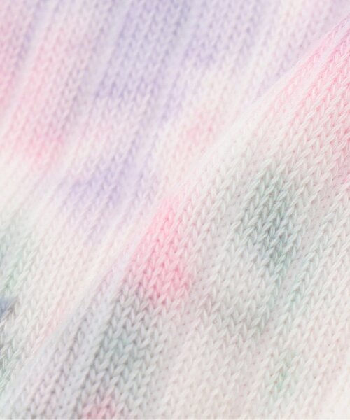 X-girl Stages(エックスガールステージス)の「ラインロゴタイダイルーズソックス(ソックス/靴下・キッズ・カラフル・19-21cm/17-19cm/13-15cm/15-17cm)」の4枚目の写真