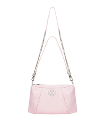 NICOLE SQUARE SHOULDER MINI CHAIN BAG_PINK