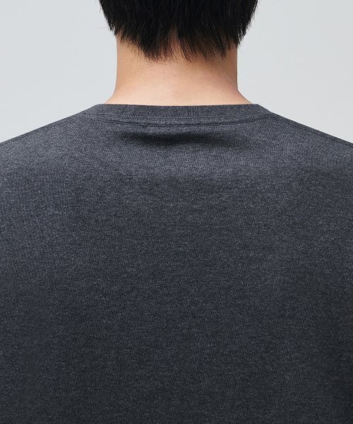 MUSINSA STANDARD（ムシンサスタンダード）の「ベーシック長袖Tシャツ[チャコールグレー]（Tシャツ/カットソー・メンズ・その他・MEDIUM/SMALL/XXX-LARGE/XX-LARGE）」の4枚目の写真