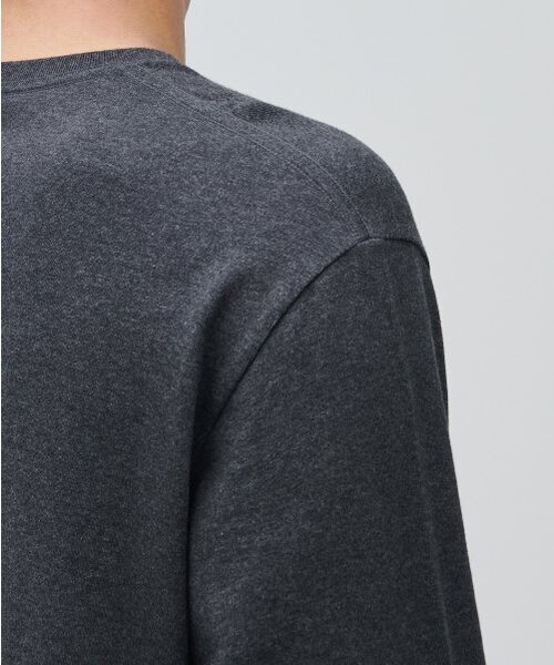 MUSINSA STANDARD（ムシンサスタンダード）の「ベーシック長袖Tシャツ[チャコールグレー]（Tシャツ/カットソー・メンズ・その他・MEDIUM/SMALL/XXX-LARGE/XX-LARGE）」の5枚目の写真