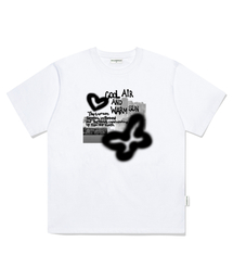 ブラックエスケープシティTシャツホワイト