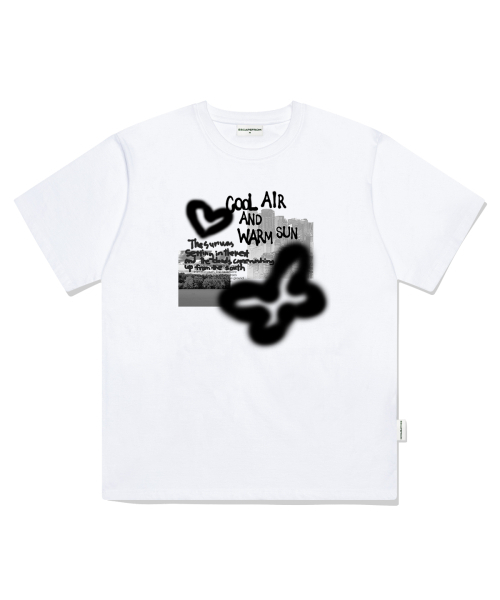 ESCAPEFROM(エスケープフロム)の「ブラックエスケープシティTシャツホワイト(Tシャツ/カットソー・レディース・その他・SMALL/MEDIUM/LARGE)」の1枚目の写真
