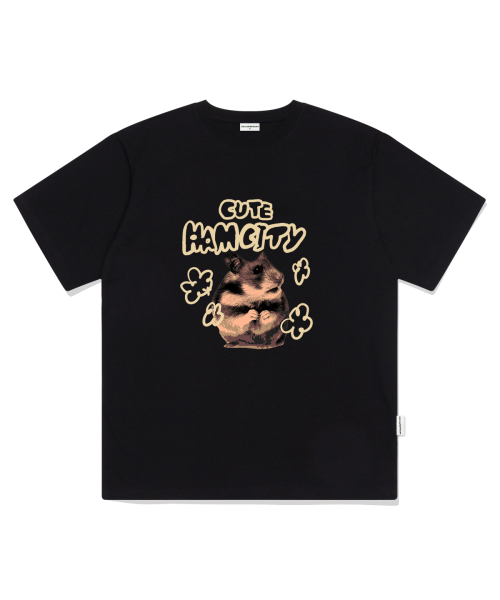 ESCAPEFROM（エスケープフロム）の「キュートハムシティプリントオーバーフィット半袖ブラック（Tシャツ/カットソー・レディース・その他・SMALL/MEDIUM/LARGE）」の2枚目の写真