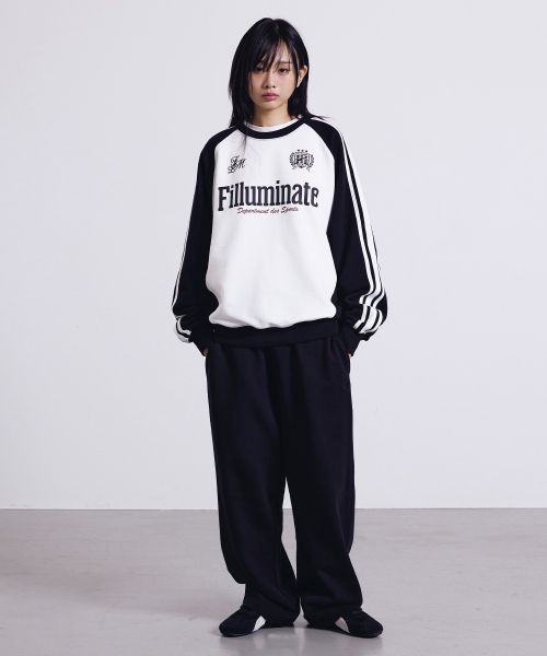 F.ILLUMINATE(フィルミネイト)の「スポーティラグランスウェットシャツ-ネイビー(スウェット・レディース・その他・MEDIUM/LARGE/SMALL)」の7枚目の写真