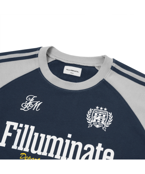 F.ILLUMINATE(フィルミネイト)の「スポーティラグランスウェットシャツ-ネイビー(スウェット・レディース・その他・MEDIUM/LARGE/SMALL)」の8枚目の写真