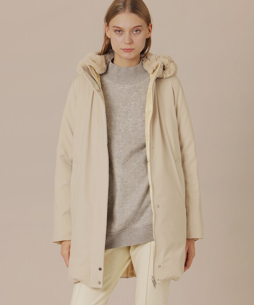 極美品✨ MACKINTOSH LONDON ロングダウンコート ベージュ 40 Precious12月号】【PONTELAND／ポントランド