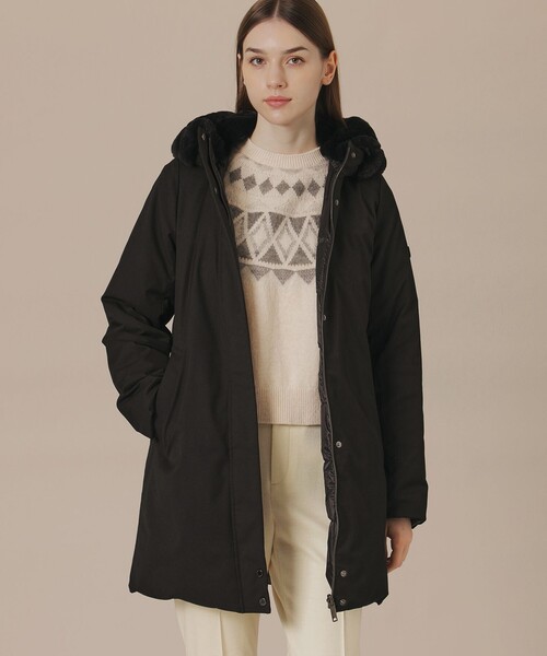 MACKINTOSH LONDON(マッキントッシュ ロンドン)の「【Precious12月号】【PONTELAND/ポントランド】リバーシブルダウンコート(ダウンジャケット/コート・レディース・ベージュ/ダークブラウン/ブラック・36/40/38)」の2枚目の写真