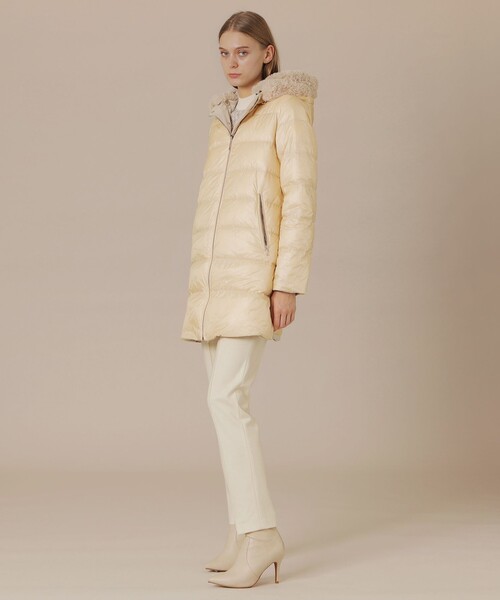 MACKINTOSH LONDON(マッキントッシュ ロンドン)の「【Precious12月号】【PONTELAND/ポントランド】リバーシブルダウンコート(ダウンジャケット/コート・レディース・ベージュ/ダークブラウン/ブラック・36/40/38)」の9枚目の写真