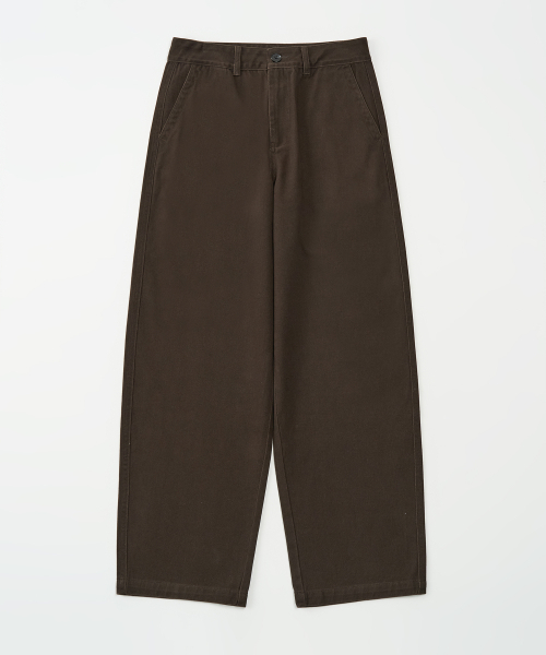 TOFFEE(トフィー)の「カーブドチノパンツ (ブラウン)(その他パンツ・メンズ・その他・SMALL/MEDIUM/LARGE/X-LARGE)」の2枚目の写真