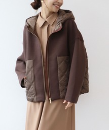 Jines（ジネス）の「ダンボールニットフード切替ブルゾン（ブルゾン）」